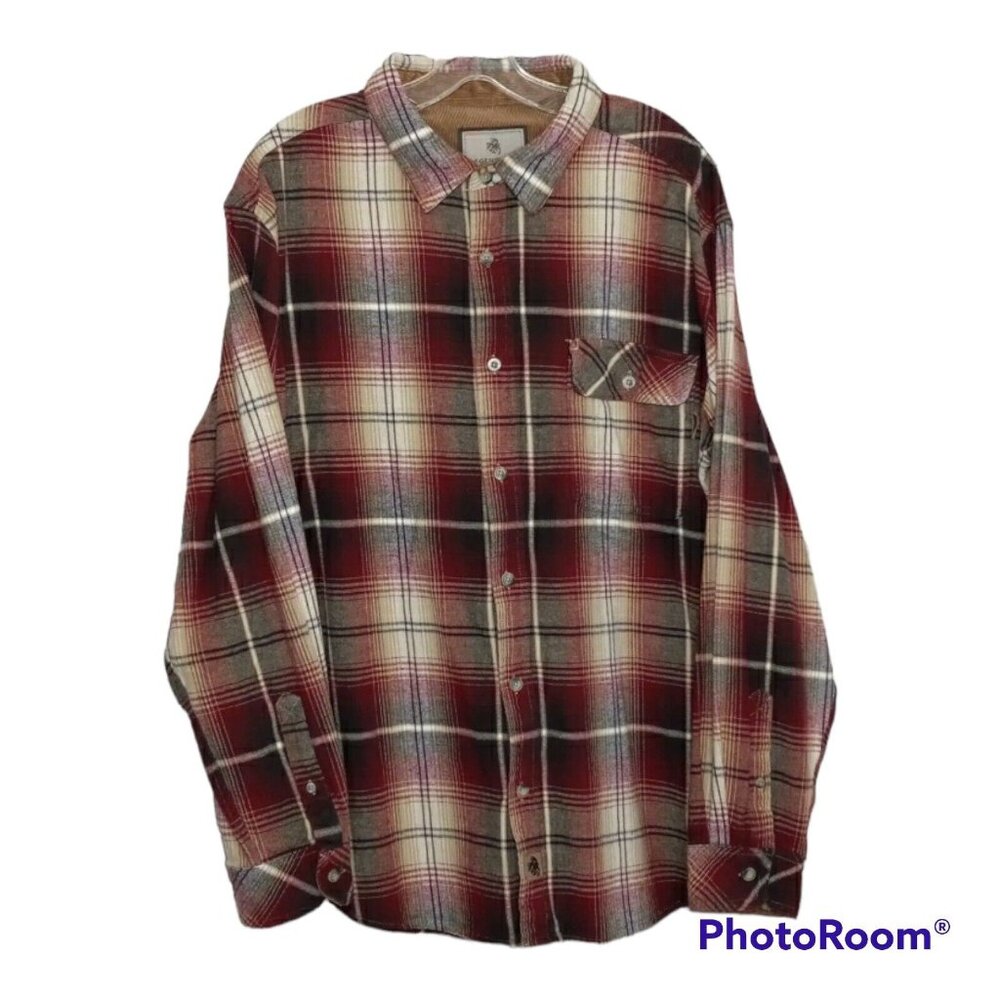 Legendary Shirt Men's XL Whitetails Flannel   Plaid Outdoor Lumberjack Dadcore